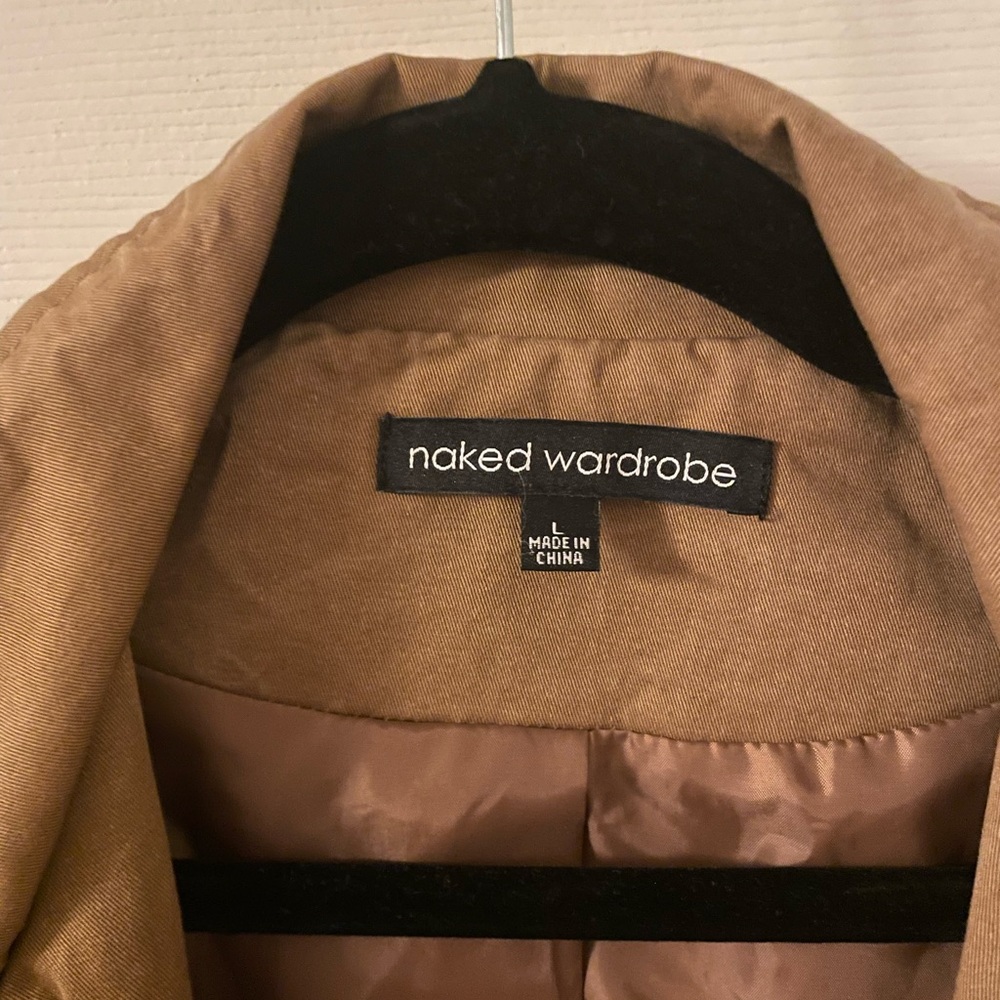 Naked Wardrobe brown oversized jacket